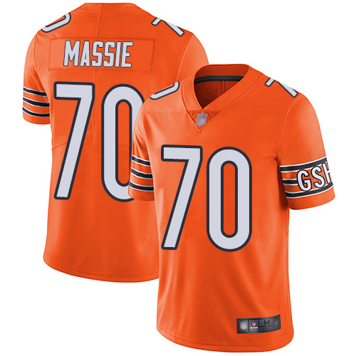 Chicago Bears Limited Orange Men Bobby Massie Alternate Jersey NFL Football #70 Vapor Untouchable